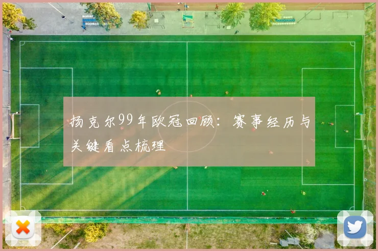 扬克尔99年欧冠回顾：赛事经历与关键看点梳理